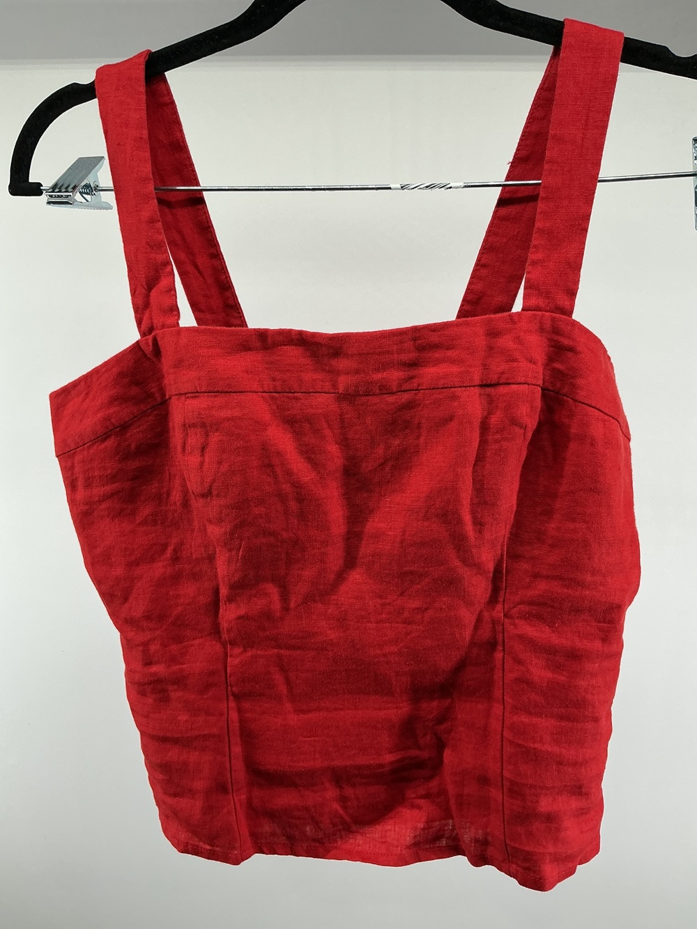 100% European Linen Fitted Tank